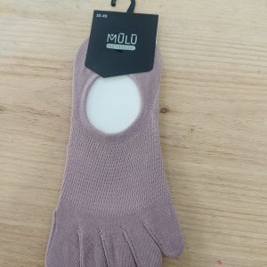 Calcetines perforados barefoot dedos Pinkie Morado