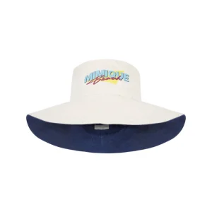 Sombrero de playa reversible vaquero & hueso