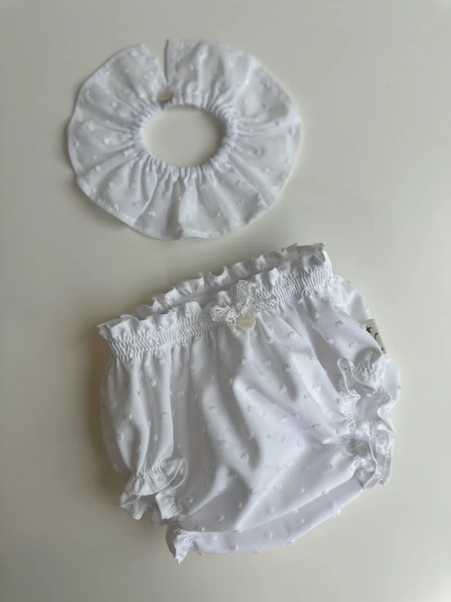 CUELLO Y CULOTTE PARA REBORN DE 52 CM