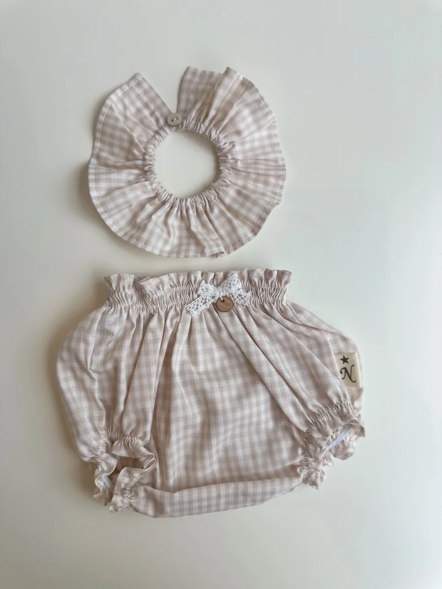 CUELLO Y CULOTTE PARA REBORN DE 48 CM