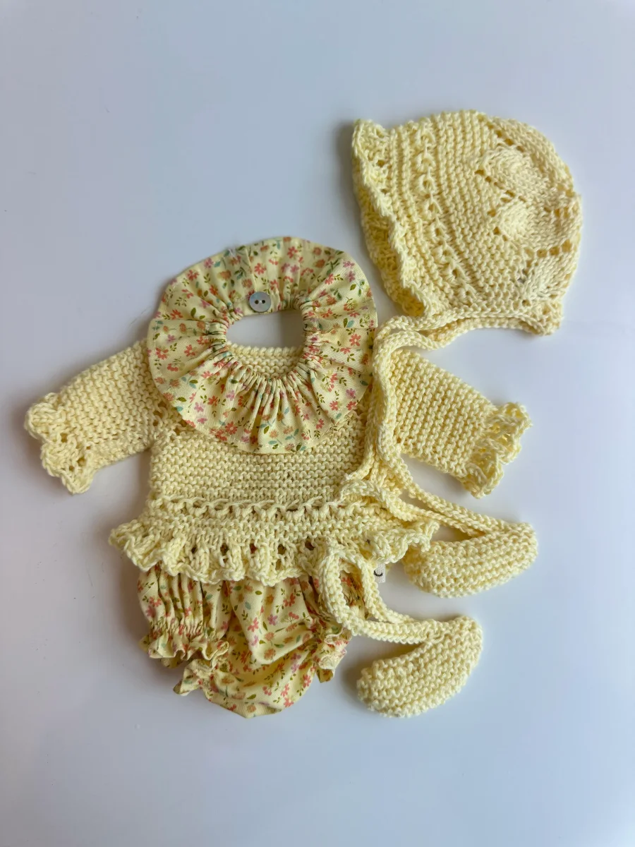 Conjunto ropa para muñeco 33cm ojo perdiz