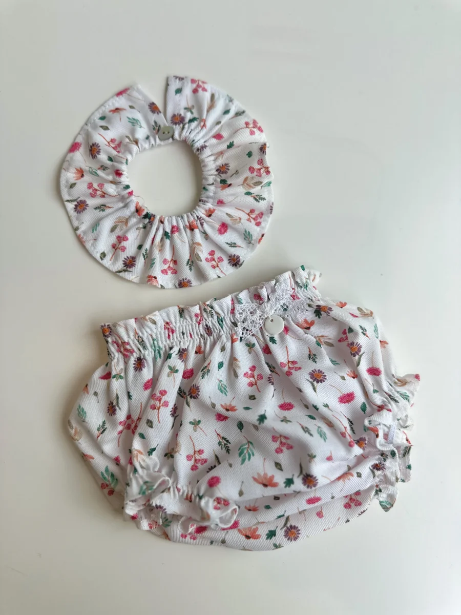 CUELLO Y CULOTTE PARA REBORN DE 48 CM