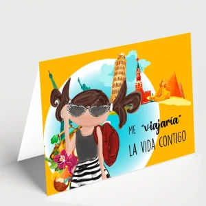 Portajetas Me viajaría la vida contigo
