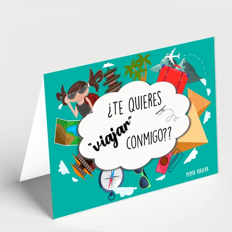 Portajetas ¿Te quieres «viajar» conmigo?