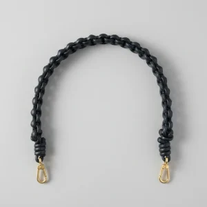 Asa de piel trenzada navy
