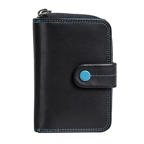 Cartera de piel mujer, Colección Multicolour. 8,5×13 cm