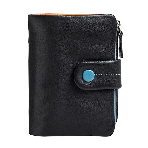 Cartera de piel mujer, Colección Multicolour. 9×12 cm