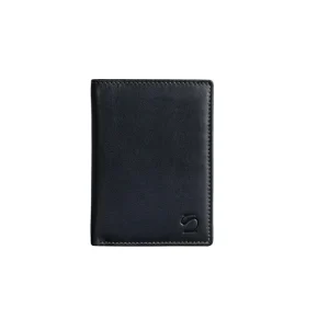 Cartera de piel negra, Colección Exotic Leather