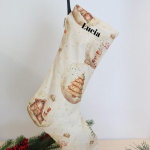 Calcetin navidad Casas