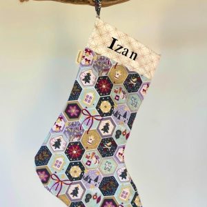 Calcetín navidad personalizado niños Izan