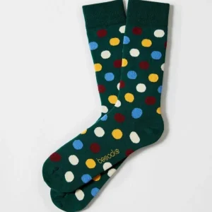 Calcetines BePolkadots Verde Multicolor