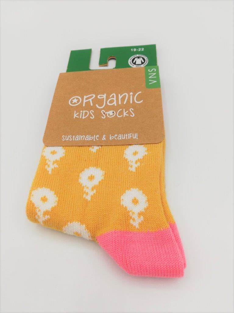 Calcetines infantiles flor