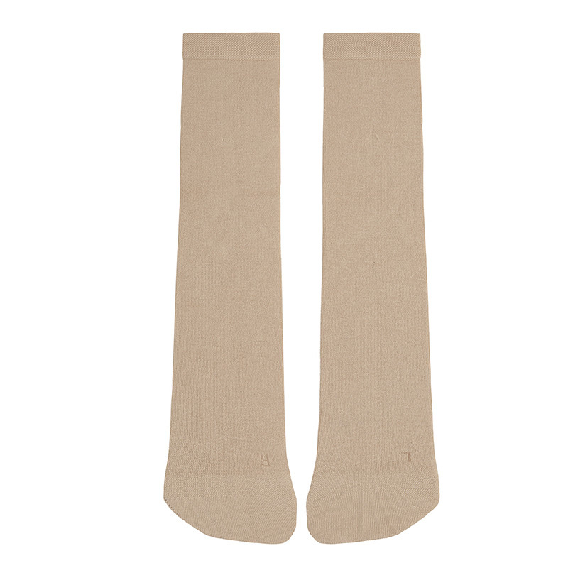 Calcetines adulto lisos de bambú ALMENDRA