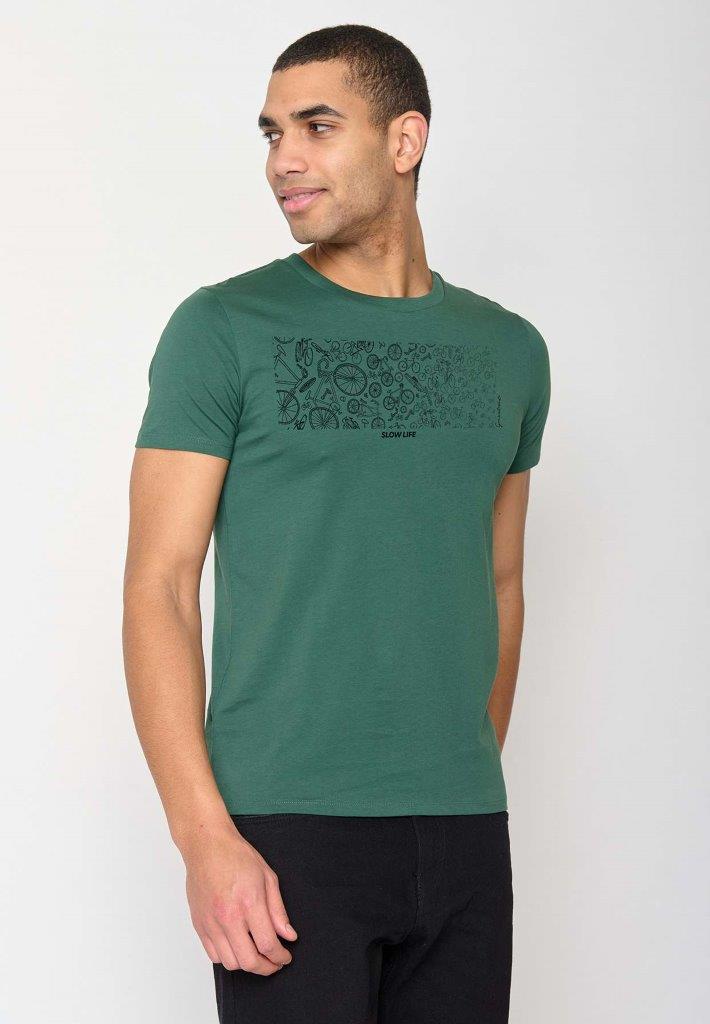Camiseta Guide Bike Slow Verde botella
