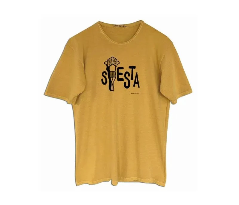 Camiseta Siesta Mostaza