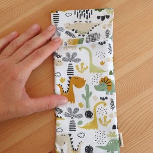 Funda cepillo de dientes impermeable Dinosaurios fondo blanco