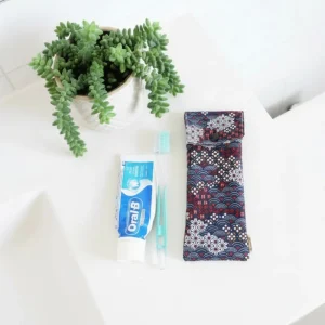 Estuche impermeable cepillo dientes Sashiko