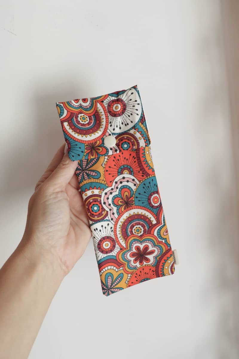 Estuche viaje impermeable cepillo dientes Flower