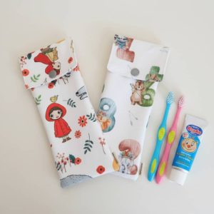 Funda cepillo dientes guardería Caperucita - Números