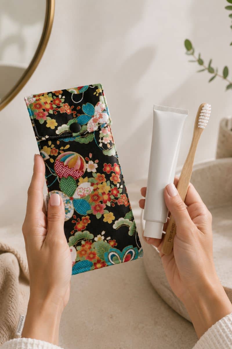 Funda impermeable cepillo dientes mujer