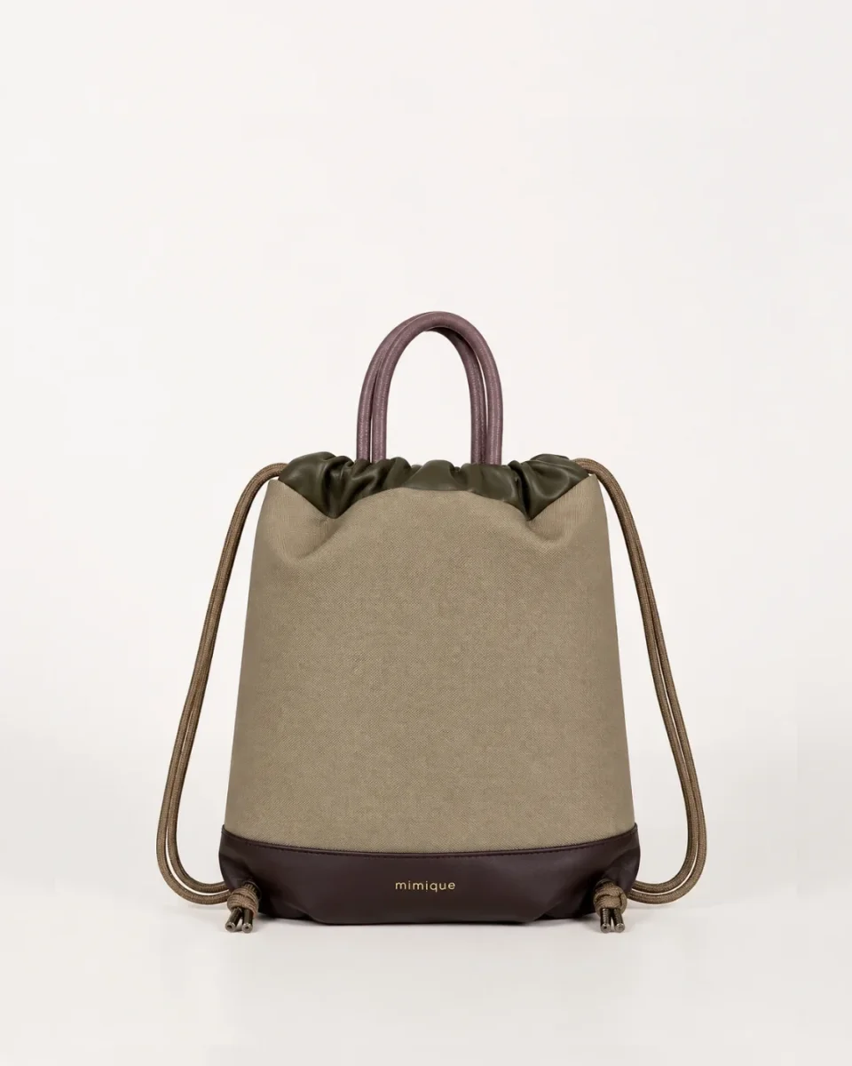 Atalaya burdeos, beige y caqui