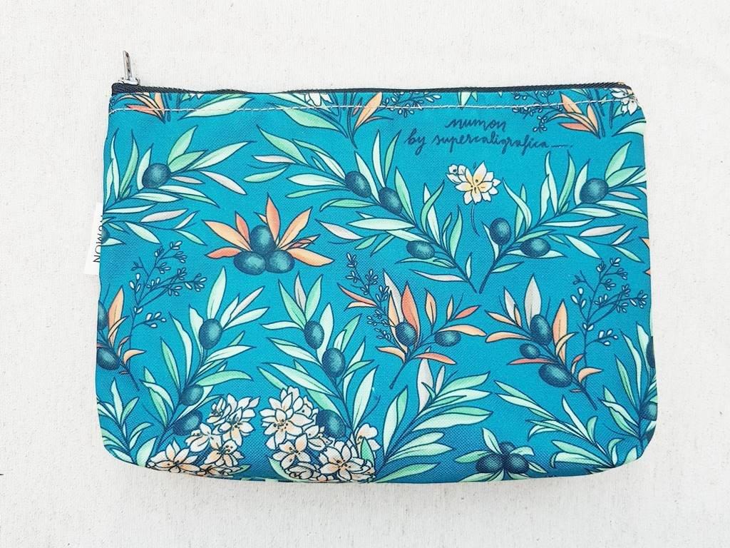 Neceser estampado tapicería reciclada