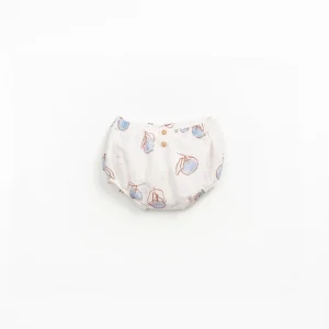 Pololos Cortos Tejidos Estampado Grés Laranjas