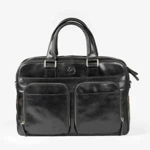 Portafolios de piel negro, Colección Piel Casablanca. 40x27 cm
